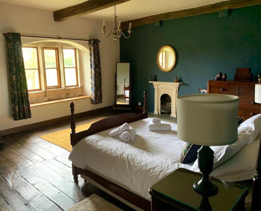 Large Country Farmhouse Waddington  Ngoại thất bức ảnh